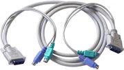1.8m Combined Dual Link DVI-D and PS2 Cable