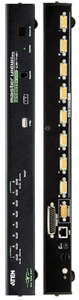 ATEN  1-Local/Remote Share Access 8-Port PS/2-USB VGA KVM over IP Switch 