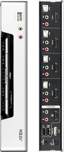 Aten 4 Port USB 2.0 HDMI KVMP Switch (Includes Cables)
