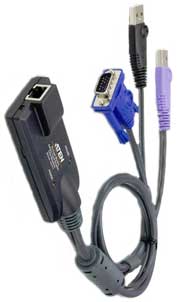 Aten USB VGA Virtual Media KVM Adapter with Smart Card Support