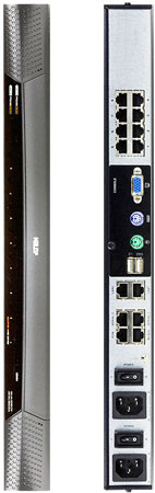 Aten 8 Port KVM over IP Switch 1 local / 1 remote user access