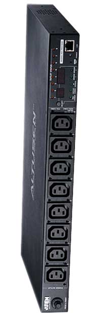 Aten 15A/10A 8 Outlet 1U Outlet-Metered & Switched eco PDU
