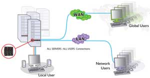 WAN and LAN access