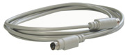 2m 6-Mini-Din M-F Extension Cable