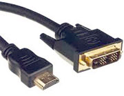 2m. HDMI Male - Single Link DVI Male (Video only)