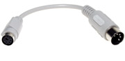 6MCC (F) - 5 DIN (M) Adapter (PS/2-AT)