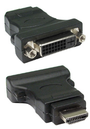 DVI-D 25 pin female to HDMI 19 pin male adaptor