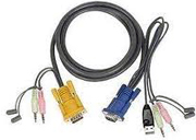 Aten 1.2m USB/VGA KVM cable with audio 