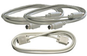 PS2 to Aten or Belkin KVM Switch -2 metre kit (3 cables)