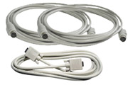 PS2 to Aten or Belkin KVM Switch -3 metre kit (3 cables)