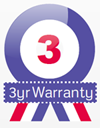 3 Year Warranty