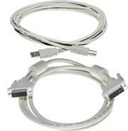 1.8m Dual Link DVI-D Male-Male and USB type A to B cable kit