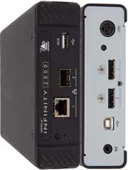 ADDERLink INFINITY 2102 Dual-head digital video, audio, and USB2.0 over 1GbE IP network. TRANSMITTER UNIT