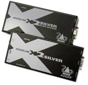 Adderlink X2 Silver KVM & RS232 With Local Control