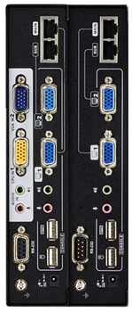 Aten USB Dual View VGA KVM Extender with advanced deskew (300m) 