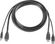 Austin Hughes USB / HDMI KVM Cable for 2K KVM, 6ft (1.8m)