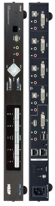 Aten 4 Port USB DVI Multi-View KVMP Switch