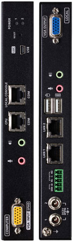 Local/Remote Share Access Single Port VGA KVM over IP