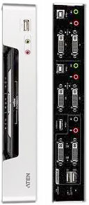 Aten 2-Port USB 2.0 Dual DVI KVM Switch