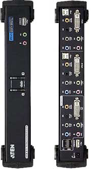 Aten 2-Port USB 2.0 DVI KVMP Switch (includes cables)
