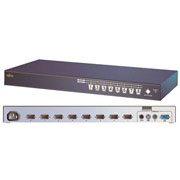 Fujitsu 8 Port KVM Switch (PC/SUN/USB) with OSD