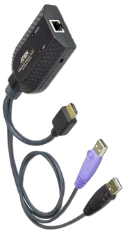 Aten USB HDMI Virtual Media KVM Adapter with Smart Card Support