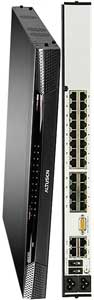 1-Local/2-Remote Access 24-Port Multi-Interface Cat 5 KVM over IP Switch