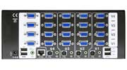 Dual, Triple & Quad View VGA KVM switches