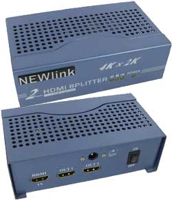 Newlink 2 Port 4K HDMI Splitter