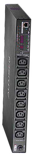 1U Eco PDU, 10A, C13x8 Switch, PDU Level Metered Free Eco PDU Manager Software