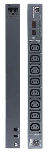 Aten 15A/10A 8 Outlet 1U Outlet-Metered eco PDU