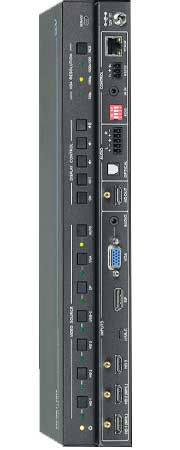 SY Electronics 4K 60Hz 4:4:4 (18G) 6 input Multi-format Presentation Switcher with Audio De-embedding