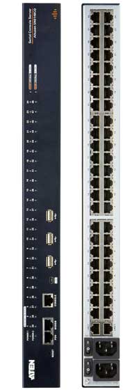 Aten 48-Port Serial Console Server with Dual Power/LAN