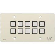 SY Electronics European 10 button Keypad Controller 2 Gang White