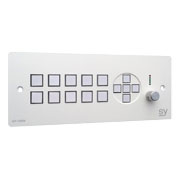 SY Electronics UK 10 Button Keypad Controller with Navigation & Volume Control 3 Gang White