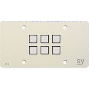 SY Electronics European 6 Button Keypad Controller 2 Gang White 