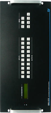 SY Electronics 4K UHD 32x32 Modular Multi Format Matrix Front Panel Control IR RS232