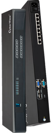 1u 16 Port KVM Switch Combo Cat-6