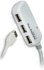 UE2120H - USB 2.0 Extender with 4-Port Hub - 12M