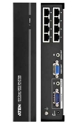 Aten 8 Port A/V Over Cat 5 Splitter