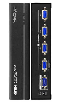 Aten Van Cryst 4 Port Video Splitter