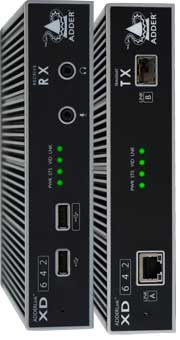 AdderLink 4K60 Dual Head DP KVM extender