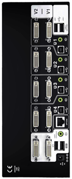 AdderView PRO DUAL DVI 4 Port KVMA Switch 