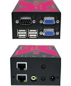 Adderlink 50M USB (4port USB hub) & DUAL MONITOR extender