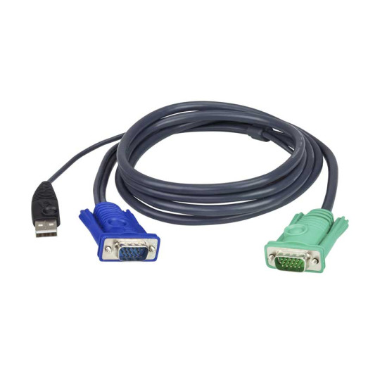 2L-5201U   - ATEN 1.2m USB KVM Cable with 3 in 1 SPHD