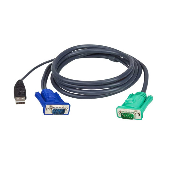 2L-5205U - ATEN 5m. USB KVM Cable with 3 in 1 SPHD