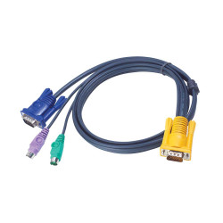 2L-5206P  - ATEN 6m. PS/2 KVM Cable with 3 in 1 SPHD
