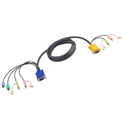 2L-5305P - ATEN 5m. PS/2 KVM Cable with 3 in 1 SPHD and Audio