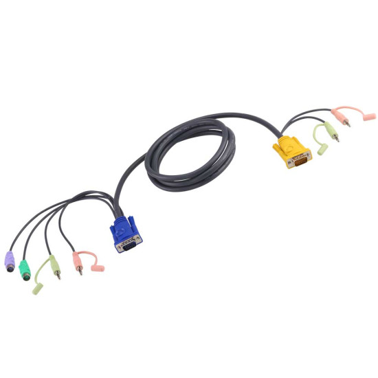 2L-5305P - ATEN 5m. PS/2 KVM Cable with 3 in 1 SPHD and Audio