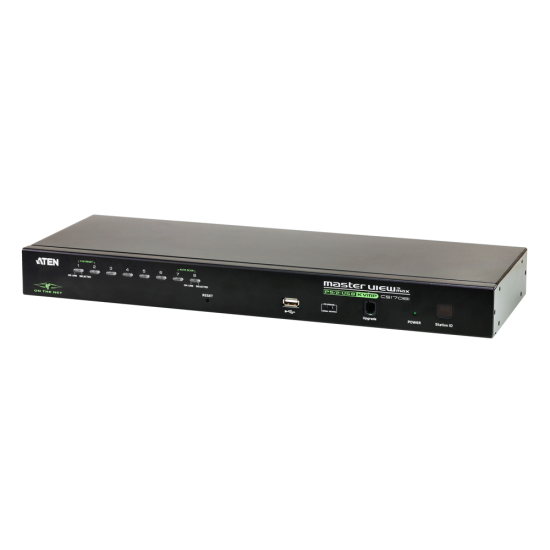 CS1708i - 1 Local / Remote Shared Access 8 Port PS/2-USB VGA KVM over IP Switch 